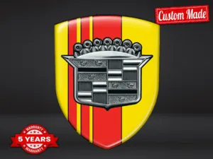 Cadillac Logo Coche Alta Gama Profesional Estilo Universal ST